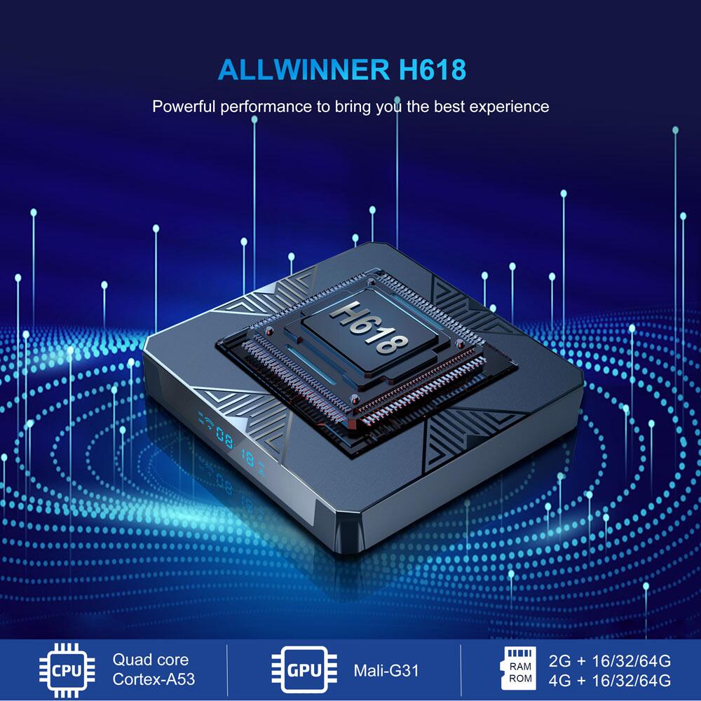 X98H Allwinner H618 smart tv box: Redefining TV Box Experience