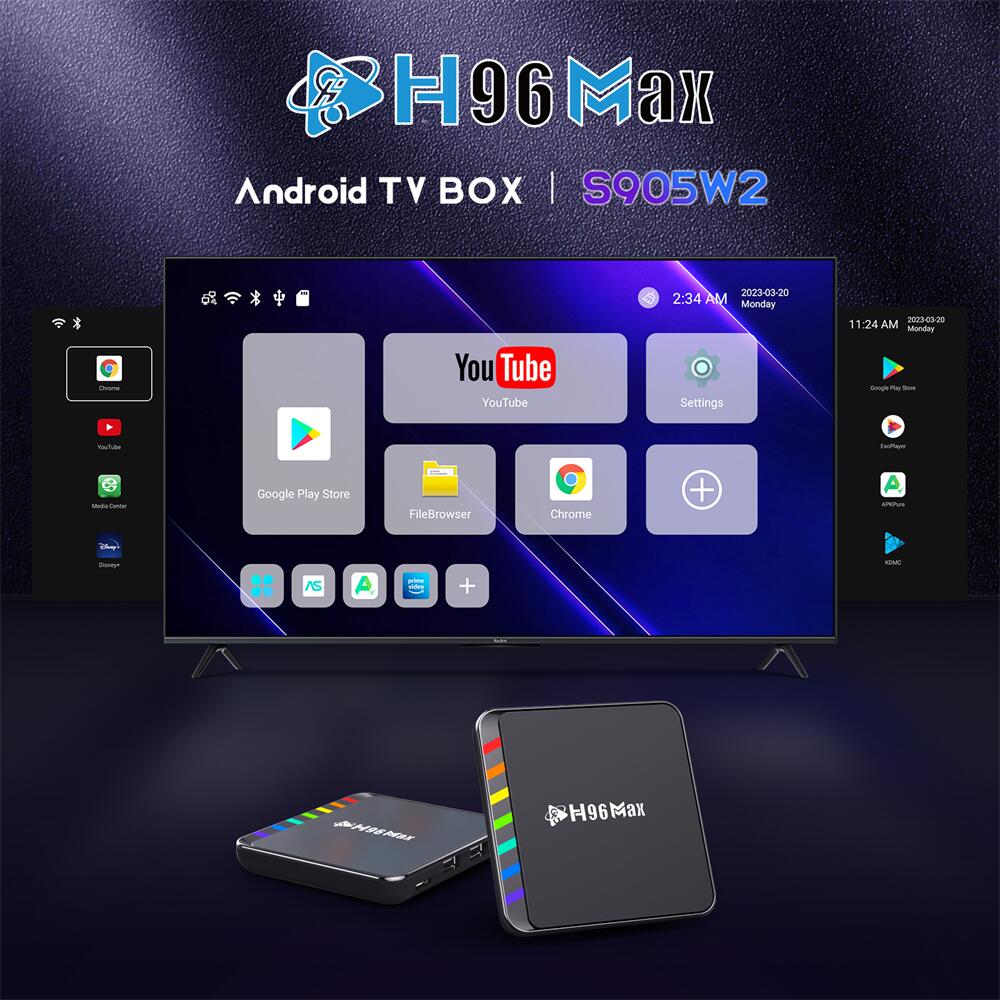 Maximize Your Fun with H96max W2 Amlogic S905W2 streaming player