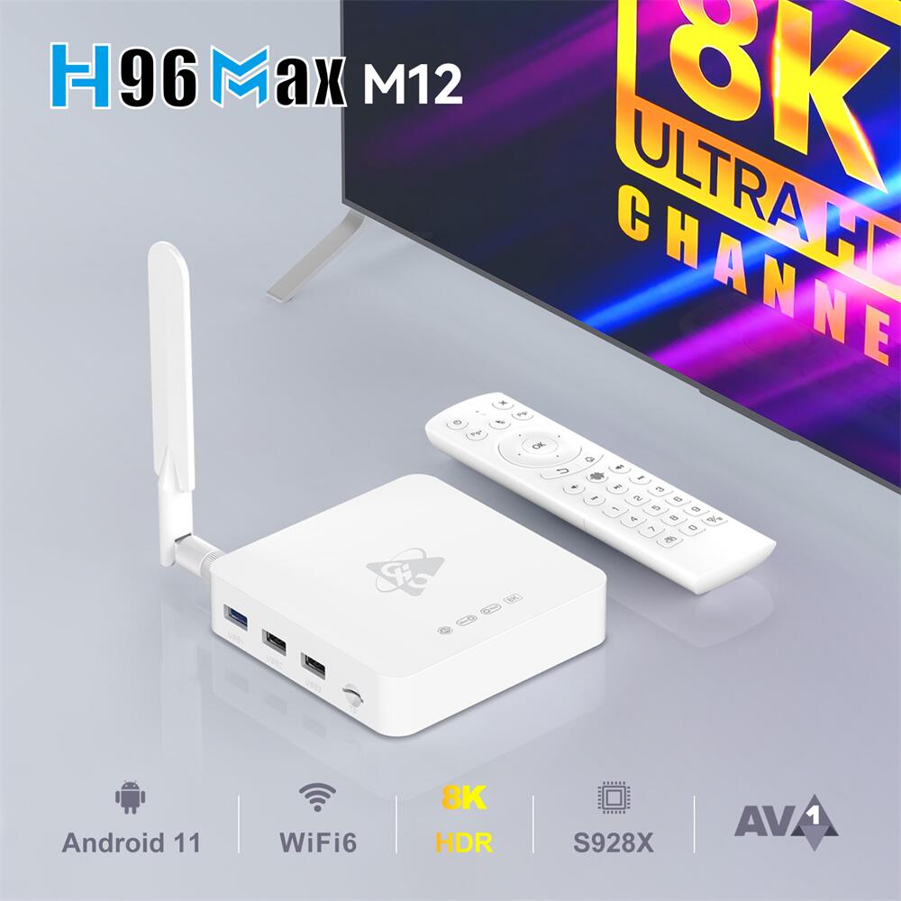 China Manufacturer make H96 MAX M12 Amlogic S928X IPTV box: Entertainment Excellence